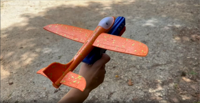 Me Holding My New Wesfuner Foam Airplane