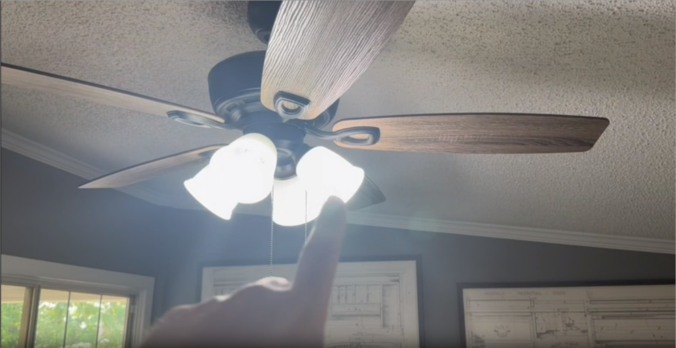 My Harbor Breeze ceiling fan