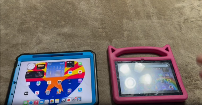Apple 5th Gen iPad Air Vs Amazon Fire 8 Tablet