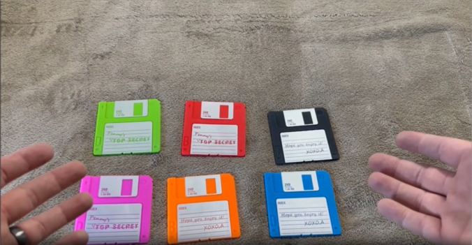 DimRom Floppy Disc Coasters