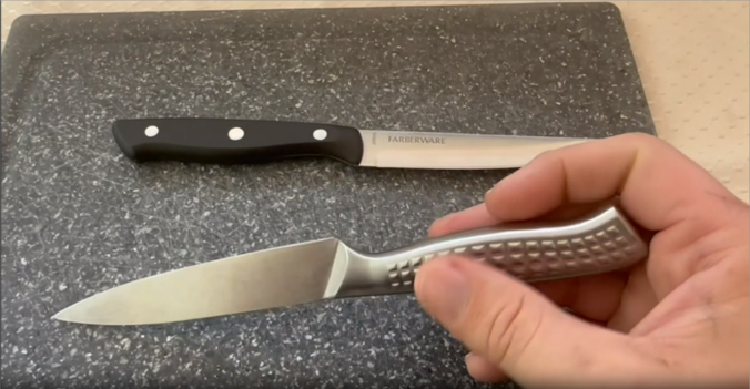 Farberware Triple Riveted Kitchen Knife Vs Mosfiata Kitchen Knife